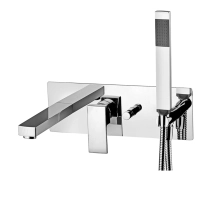 Paffoni Elle bateria wannowa podtynkowa kompletna, chrom EL001CR