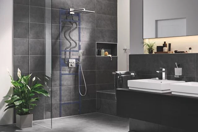 Grohe Rapido Duo 1039949990 instalacja podtynkowa zestawu prysznicowego