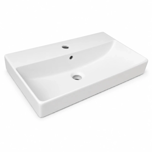 Umywalka Roca Ona Compacto A327684000 60x36 cm biała Fineceramic