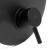 Paffoni Light Black bateria wannowo-natryskowa podtynkowa, czarny mat LIG015NO