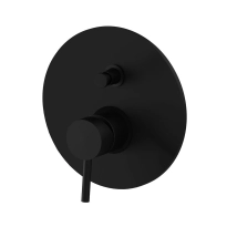 Paffoni Light Black bateria wannowo-natryskowa podtynkowa, czarny mat LIG015NO