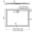 Novellini Kali A brodzik prostokątny 130x80x3cm MNS130806-30