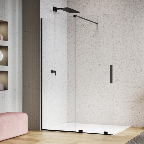 Ścianka walk-in Ronal Amalia z elementem przesuwnym i szkłem 8 mm