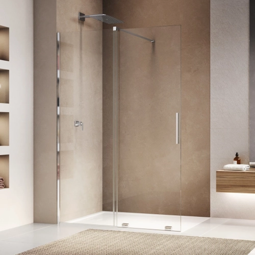 Ronal Walk-In Amalia 180 cm ścianka prysznicowa srebrny połysk D35S21805007
