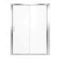 Sanplast TX5b drzwi przesuwne 112 cm srebrny błyszczący szkło bezbarwne W0 Glass Protect