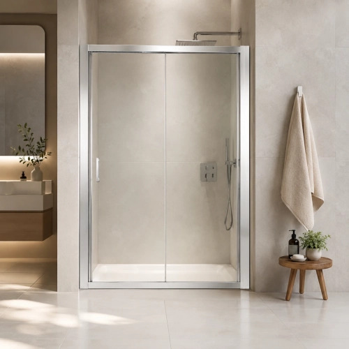 Sanplast TX5b drzwi prysznicowe przesuwne 190 cm z powłoką Glass Protect