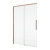 Drzwi prysznicowe do wnęki Ronal Oriana D36S21202707 116–120 cm miedź szczotkowana