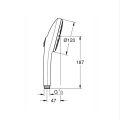Grohe 13 486 3DC 00 rysunek wymiarowy