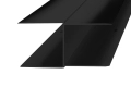 Profil poszerzający Sanplast TX 661-A0037-59 czarny mat do drzwi Free Zone