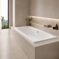 Nowoczesna łazienka z wanną Villeroy & Boch Architectura 180x80