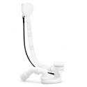 VILLEROY&BOCH syfon wannowy, zestaw przelewowo-odpływowy przedłużony, Weiss Alpin U909604-01
