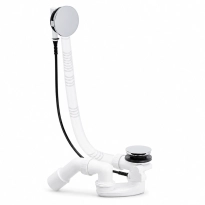 VILLEROY&BOCH syfon wannowy, zestaw przelewowo-odpływowy przedłużony, chrom U90960461