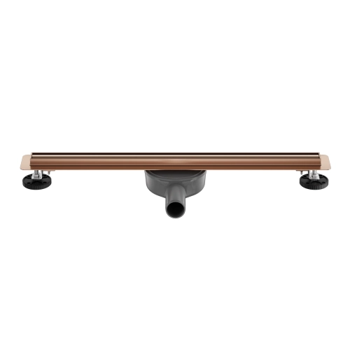 Miedziany odpływ liniowy Balneo Slim & Low ProLine Copper 60 cm z maskownicą 14 mm