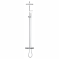 System wannowo-prysznicowy GROHE Tempesta 250 Cube chrom – widok z przodu