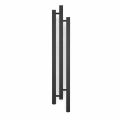Imers Cubic 1 czarny matowy grzejnik łazienkowy 230x1360 mm G00523013605