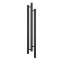 Imers Cubic 1 grzejnik łazienkowy 230x1360 mm czarny mat G00523013605