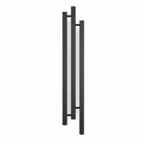 Imers Cubic 1 grzejnik łazienkowy 230x1360 mm czarny mat G00523013605