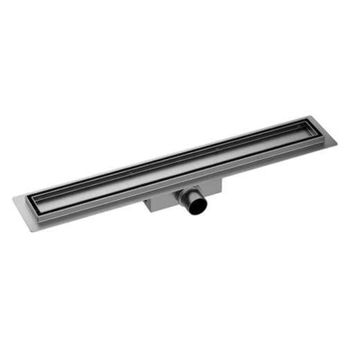 Odpływ Balneo Duplex Next Gun Metal z panelem przygotowanym pod płytkę