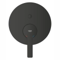 Bateria podtynkowa GROHE Lineare 240642431 Matte Black widok z przodu