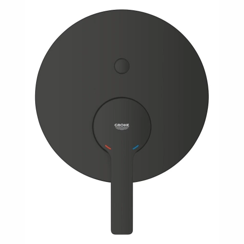 Bateria podtynkowa GROHE Lineare 240642431 Matte Black widok z przodu