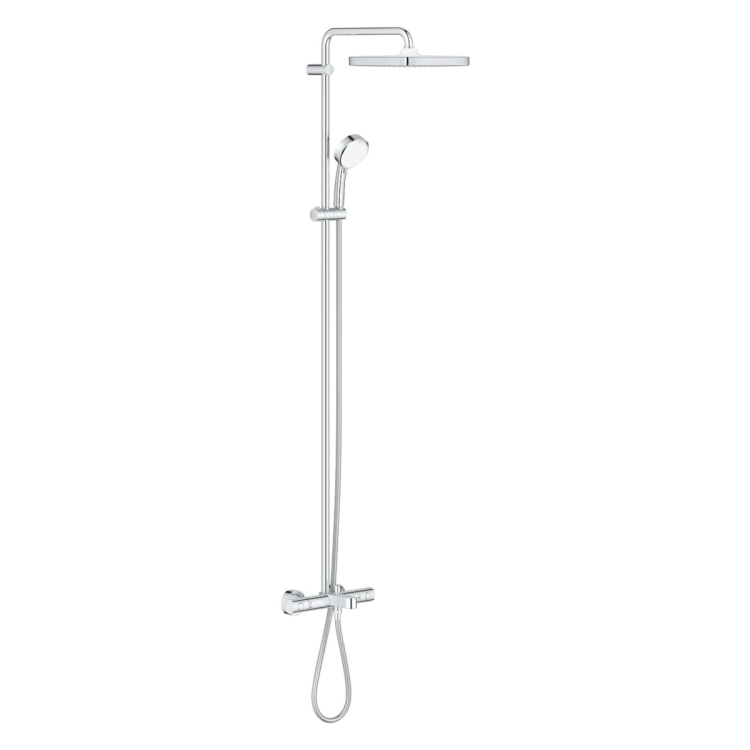 GROHE Tempesta Cosmopolitan 250 Cube 26691000 system wannowo-prysznicowy z termostatem chrom