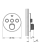 Grohe Grohtherm SmartControl bateria termostatyczna do obsługii 3 wyjść, element zewnętrzny, moon white 29904LS0
