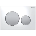 GEBERIT Sigma20 przycisk spłukujący, biały/chrom mat 115.882.KL.1