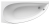 Ravak Avocado wanna asymetryczna 150x75cm, lewa CT01000000