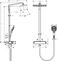 HansGrohe Raindance Select Showerpipe 360 komplet prysznicowy, chrom 27112000
