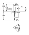 Grohe Essence New bateria umywalkowa, bez korka 34294001