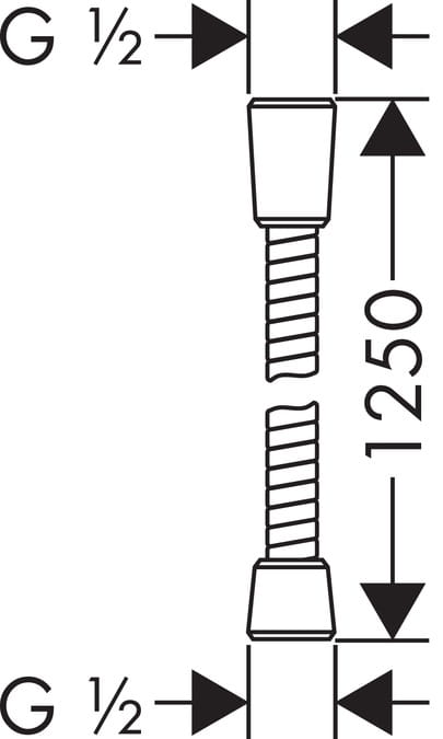 HansGrohe SensoFlex wąż prysznicowy 125 cm 28132000