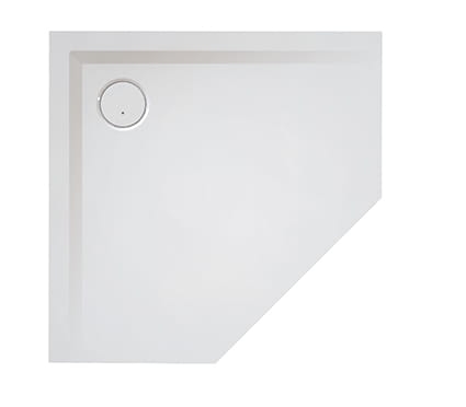 Sanplast Space Mineral brodzik pięciokątny BPK-M/SPACE 90x90x1,5 645-290-0830-01-000