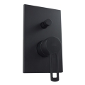 Paffoni Ringo Black bateria wannowo-prysznicowa podtynkowa, czarny mat RIN015NO