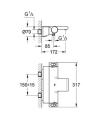 Grohtherm 2000 New bateria wannowa z termostatem 34464001