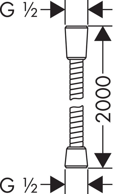 HansGrohe SensoFlex wąż prysznicowy 200 cm 28134000