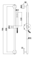 Paffoni Stick-Life zestaw natryskowy przesuwny ZSAL135CR