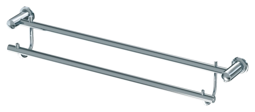 Andex Classic wieszak dwu rurkowy 60cm, chrom 02960CC