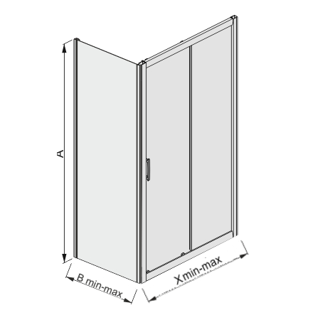 Sanplast TX5b kabina prostokątna 80x110 cm W0 sb 600-271-1130-38-401 + 600-271-1310-38-401