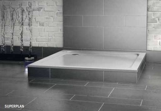 Kaldewei SuperPlan brodzik prostokątny 90x100x2,5cm z nośnikiem styropianowym model 404-2 4304.4804.0001
