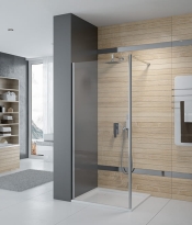 Sanplast Prestige III ścianka prysznicowa Walk-In 80 cm, srebrny mat P/PRIII-80, 600-073-1420-39-401