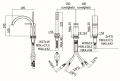 Paffoni Ringo bateria wannowa 3-otworowa, chrom RIN040LCR