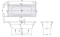 Villeroy&Boch Avento wanna prostokątna 170x75cm UBA170AVN2V01
