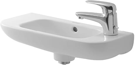 Duravit D-code umywalka mała 50x22 cm z otworem z prawej 07065000082