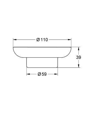 Grohe Essentials mydelniczka 40368001