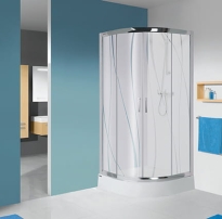 Sanplast TX5b kabina półokrągła 80 cm W15 sm z brodzikiem KP4/TX5b-80+BPza 602-271-0252-39-231