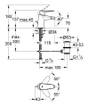 Grohe Eurodisc Cosmopolitan bateria bidetowa 33244002