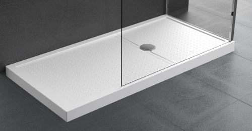 Novellini Olympic Plus brodzik prostokątny 140x100x12,5cm ze zintegrowaną obudową, biały mat OL1401011-79