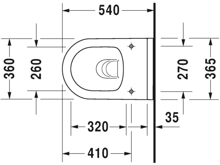 Duravit Starck 3 Rimless miska podwieszana 54x36cm z deską sedesową wolnoopadajacą 45270900A1