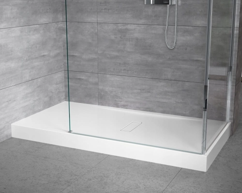 Novellini Custom brodzik prostokątny 140x80x12cm ze zintegrowaną obudową, biały CU1408011-30