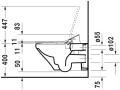 Duravit Durastyle SensoWash Slim miska podwieszana 62x37cm Rimless 631001.00.2004300